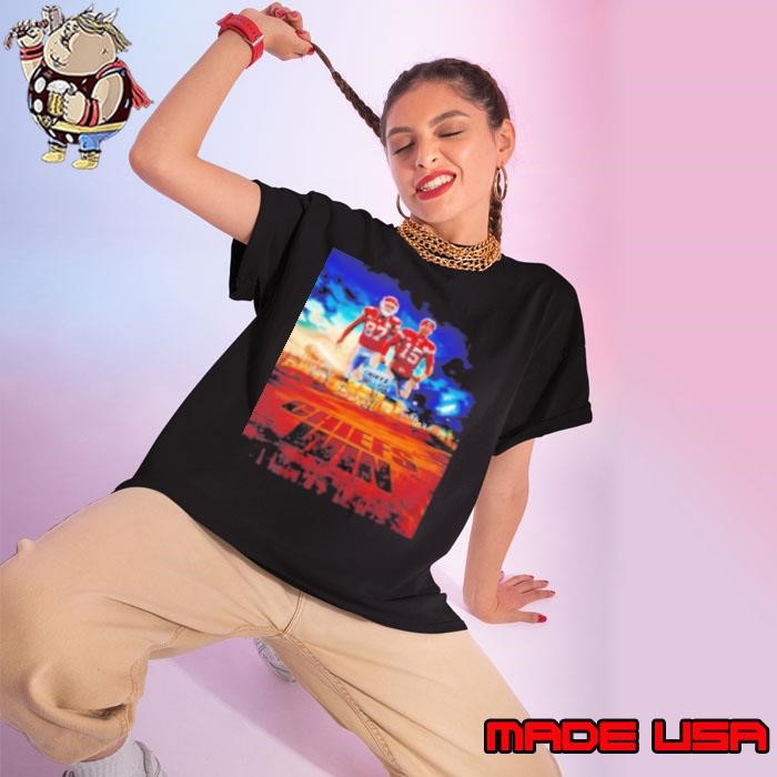 Travis Kelce And Patrick Mahomes Kansas City Chiefs Football Team Win NFL Ladies tee