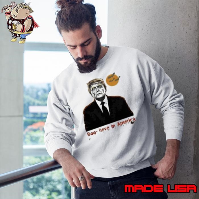Trump Halloween Boo Lieve In America Sweatshirt