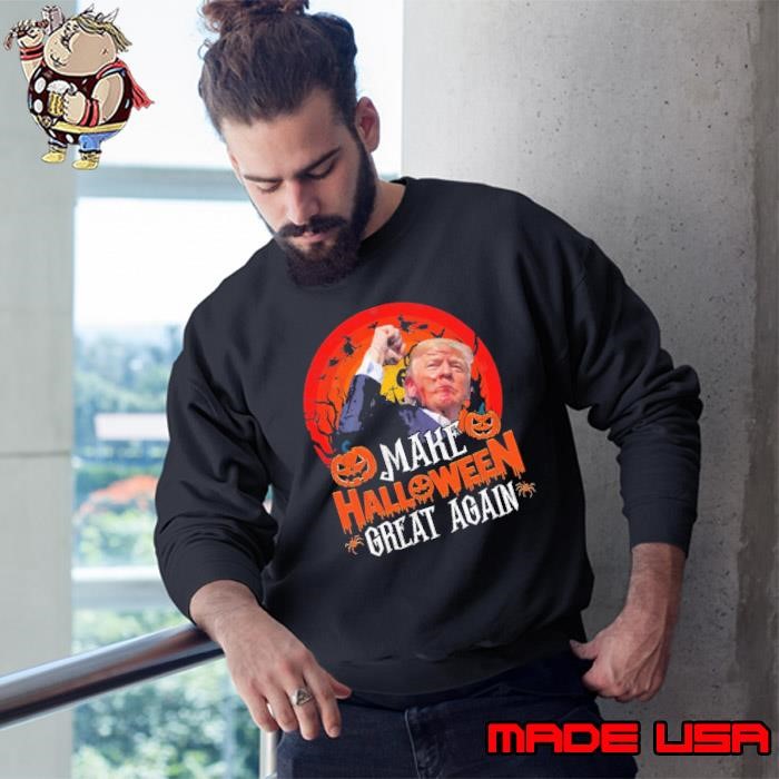 Trumpkin Make Halloween Great Again Retro Trump 2024 Sweatshirt