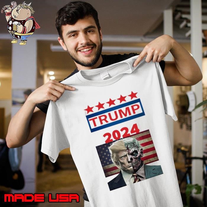 Two Faced Politicians Presidential Election 2024 Trump Usa Flag Unisex