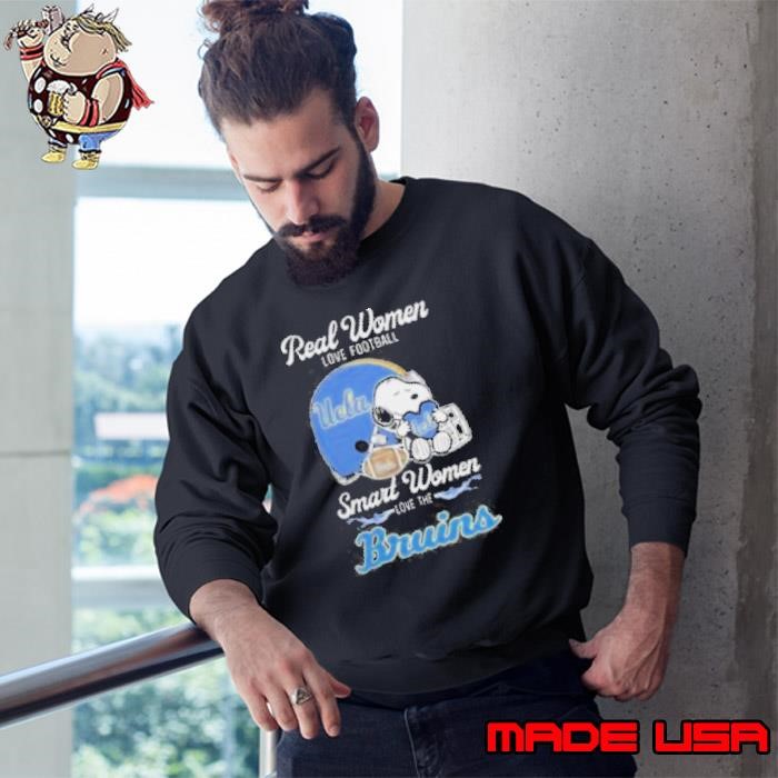 Ucla Bruins x Snoopy Real Women Love Football Smart Women Helmet 2024 Sweatshirt