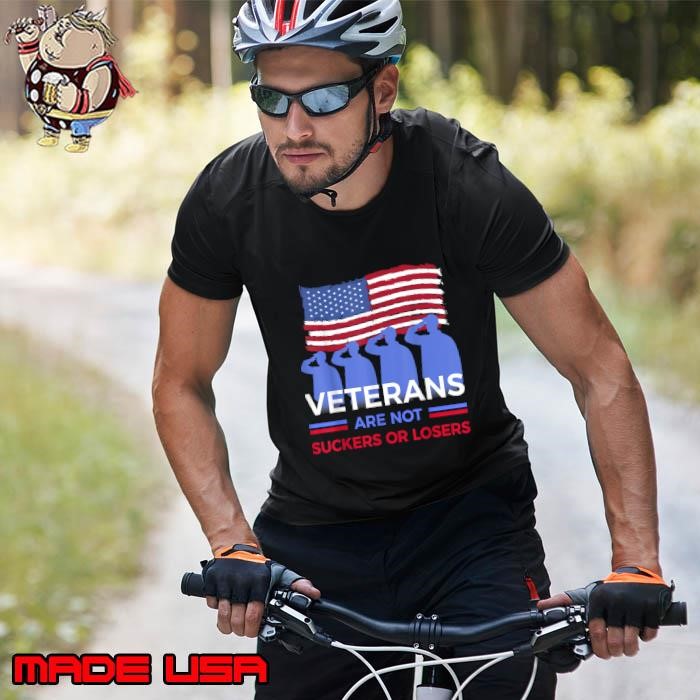 Veterans Are Not Suckers Or Losers American Flag Election Unisex