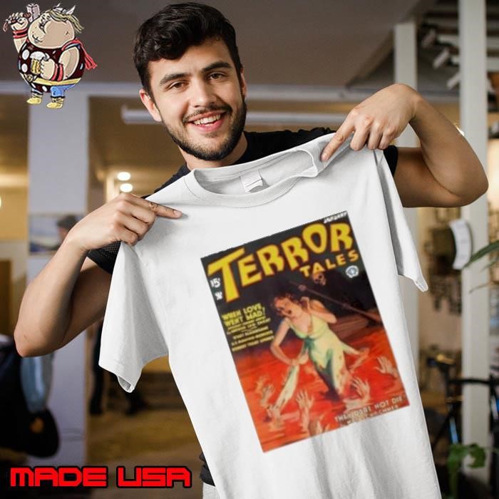 Vintage Terror Tales Pulp Magazine Cool Halloween Costume Unisex