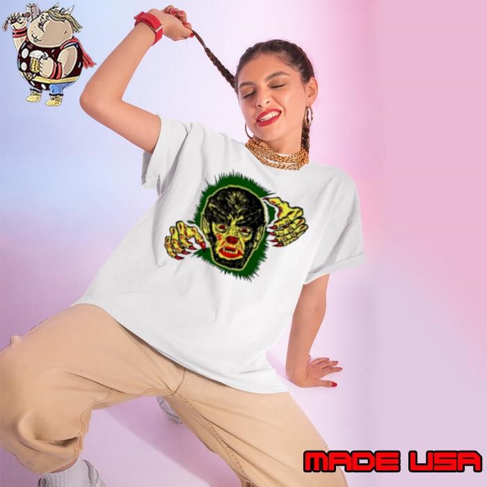 Wolfman horror Halloween Ladies tee