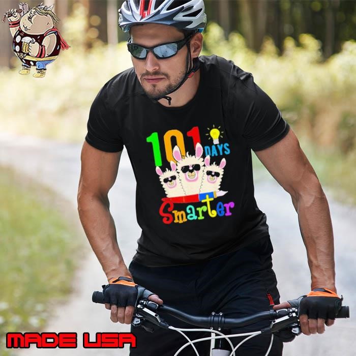 101 Days Smarter Teacher Llama Happy 100th Day Of School Unisex