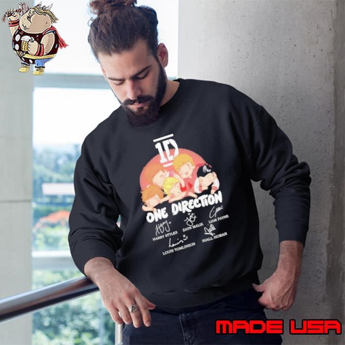 1D one direction chibi signature Sweatshirt