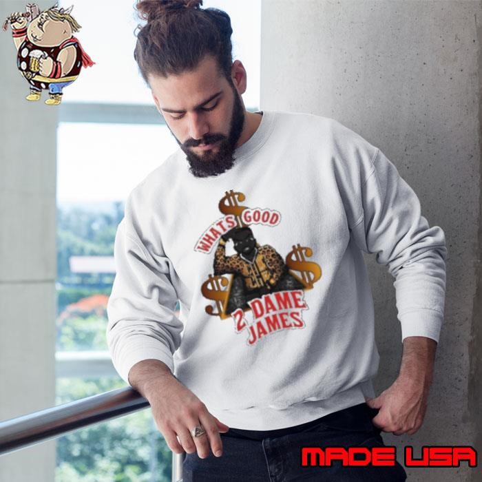 2Dame James What'S Good Cartoon Sweatshirt