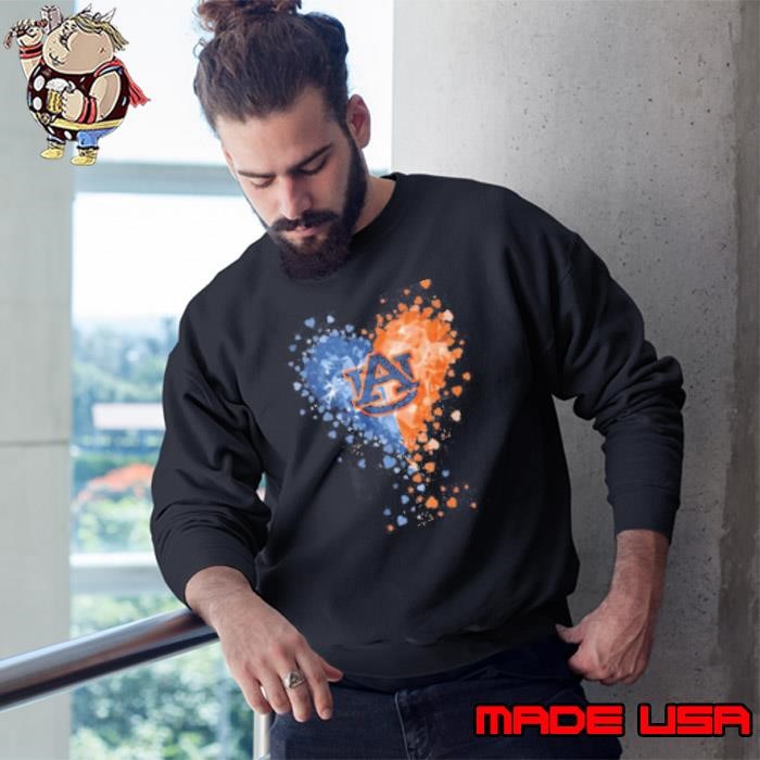 Auburn Tigers Crystal Heart Sweatshirt