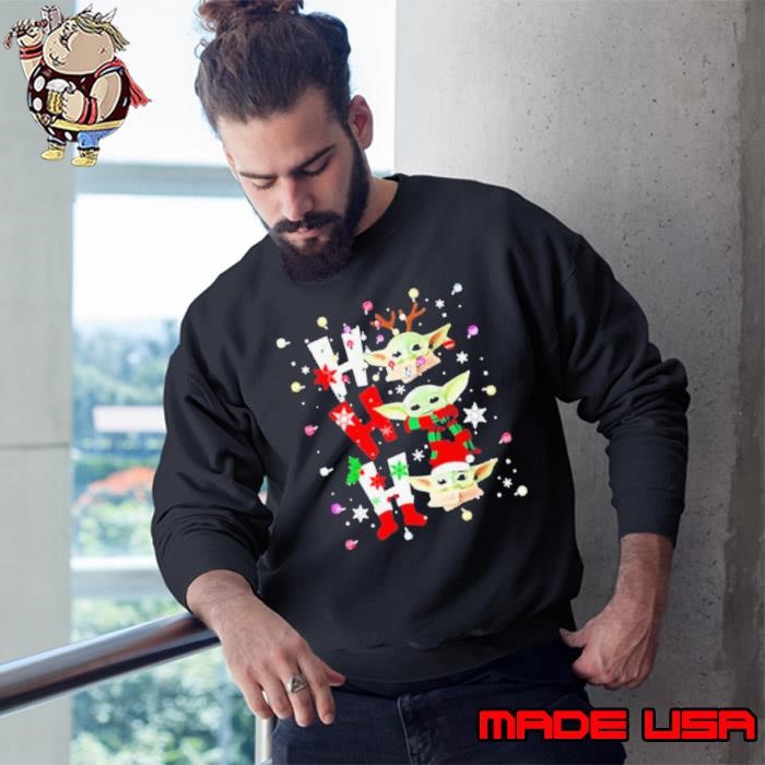 Baby Yoda ho ho ho Christmas Sweatshirt