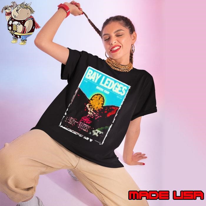 Bay Ledges USA Rivers Poster Tour 2024 2025 Ladies tee