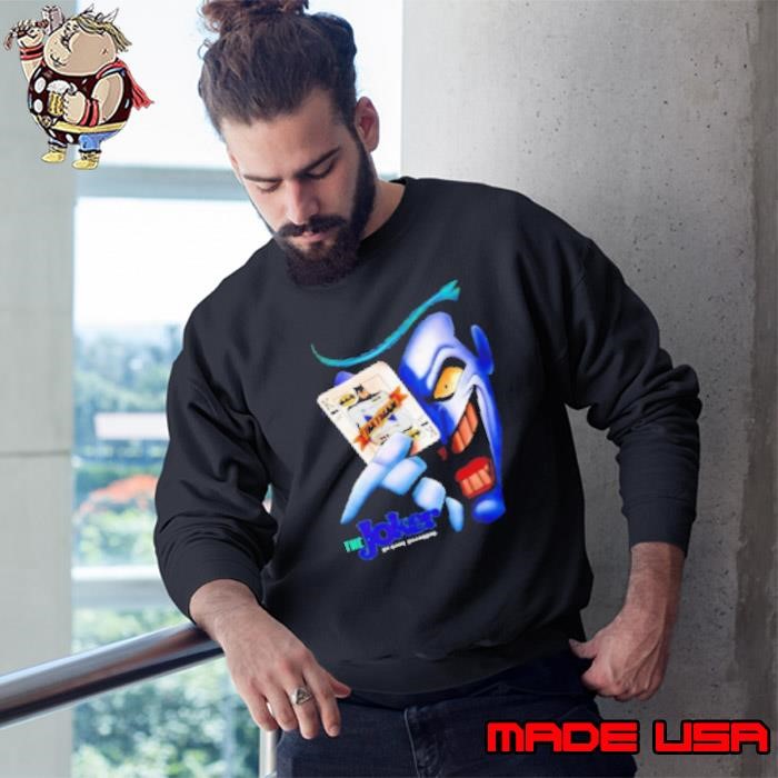 Big Face Joker Horror Design Sweatshirt