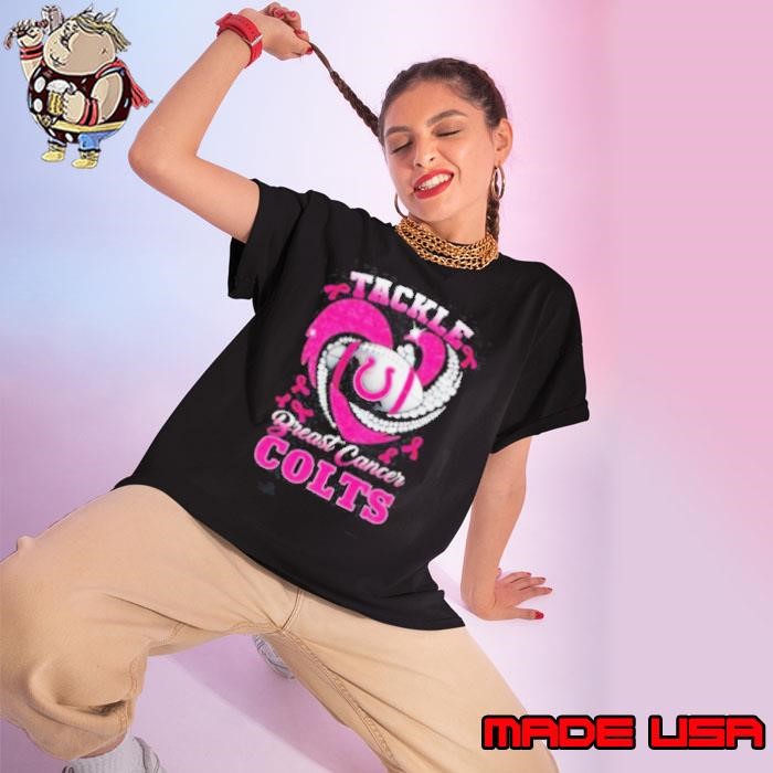 Breast Cancer Awareness 2024 Indianapolis Colts Ladies tee