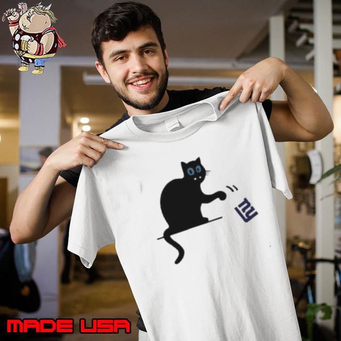 Carolina Panthers black cat push New York Giants logo Unisex