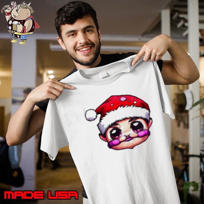 Cartoon Character in Santa Claus Hat with a Big Smile Unisex