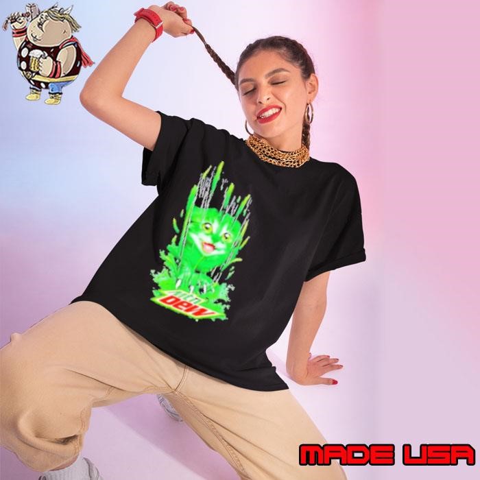 Cat Mtn Dew Mountain Mew Ladies tee