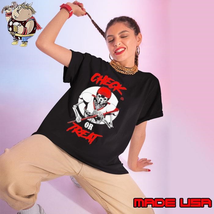 Check Or Treat Ugly Christmas Ladies tee