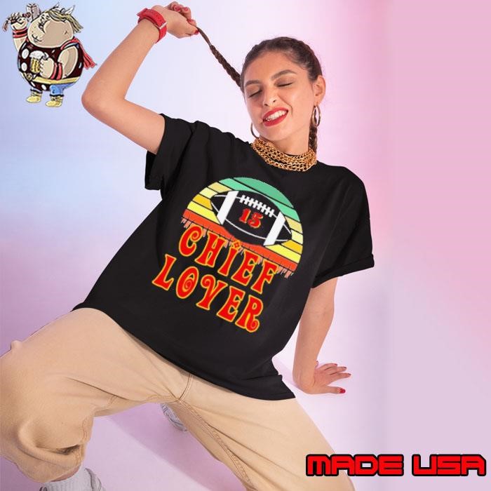 Chief Lover Kansas City Football Christmas Pajamas Holiday Ladies tee