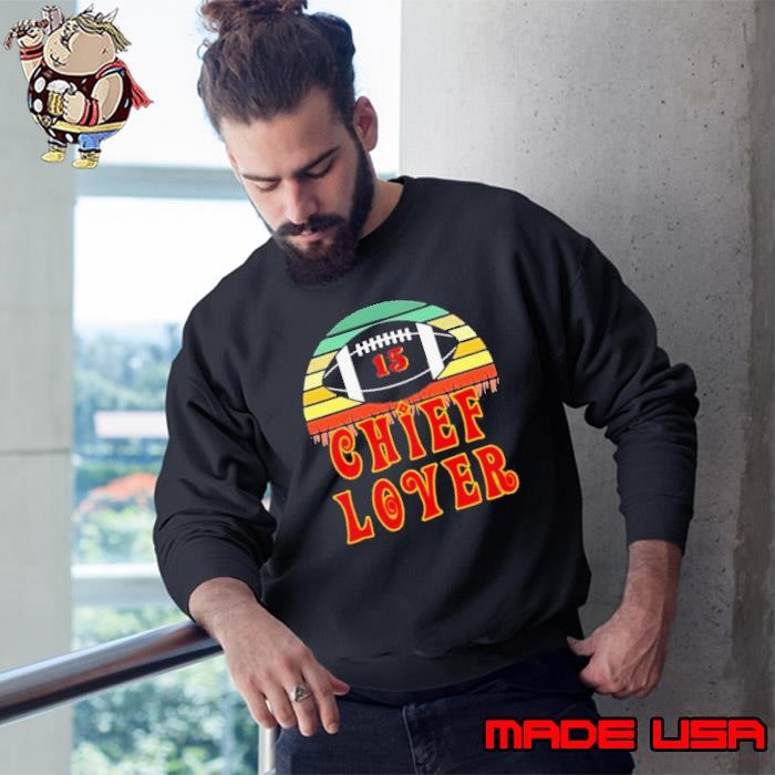 Chief Lover Kansas City Football Christmas Pajamas Holiday Sweatshirt