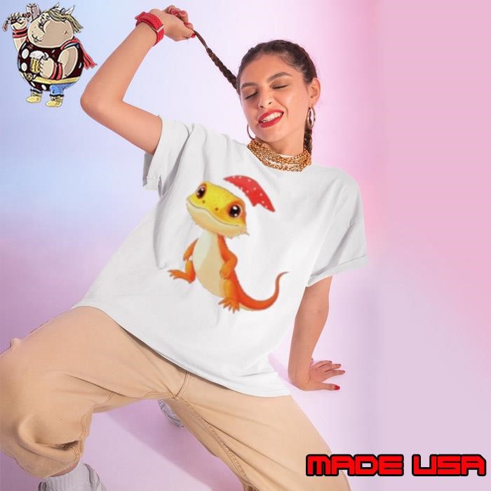 Christmas Bearded Dragon Ladies tee