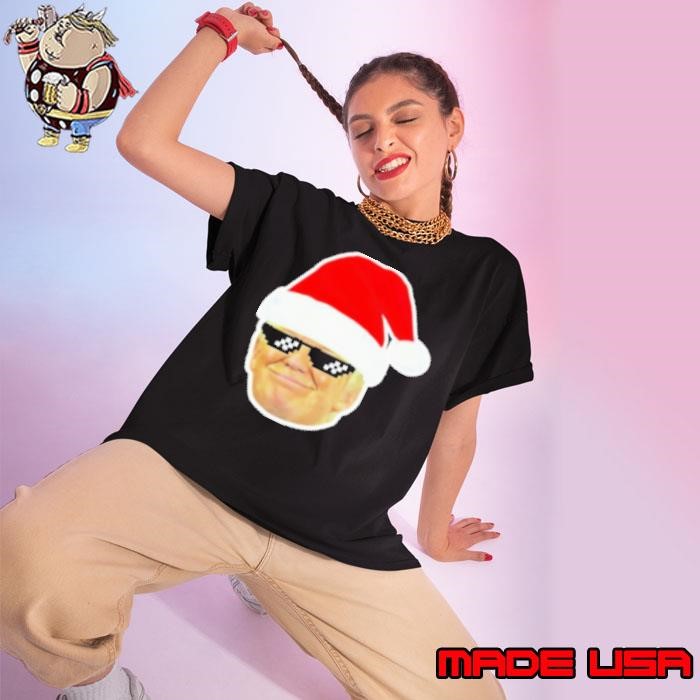 Christmas Hat Trump Santa Christmas 2024 Ladies tee