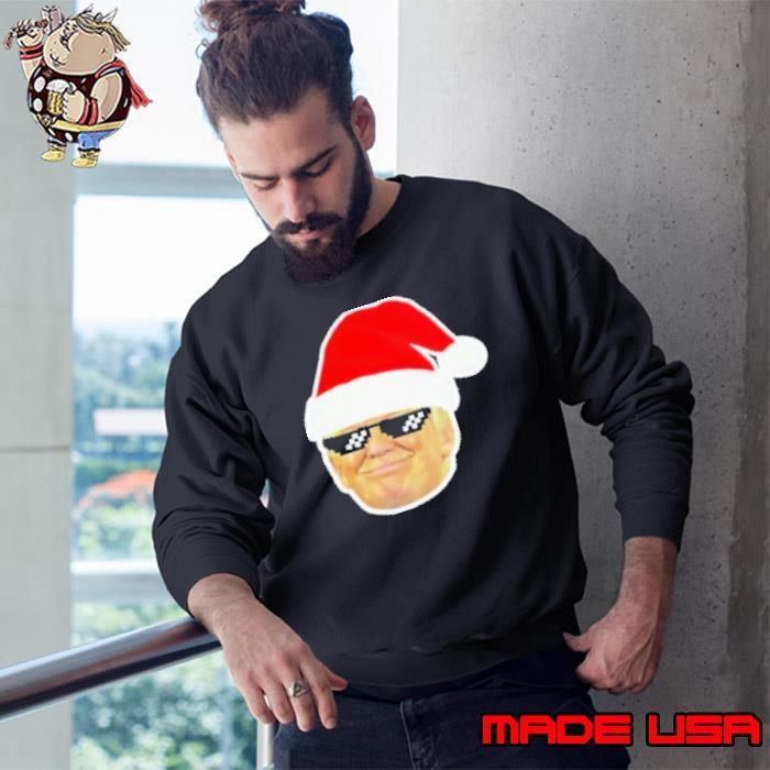 Christmas Hat Trump Santa Christmas 2024 Sweatshirt