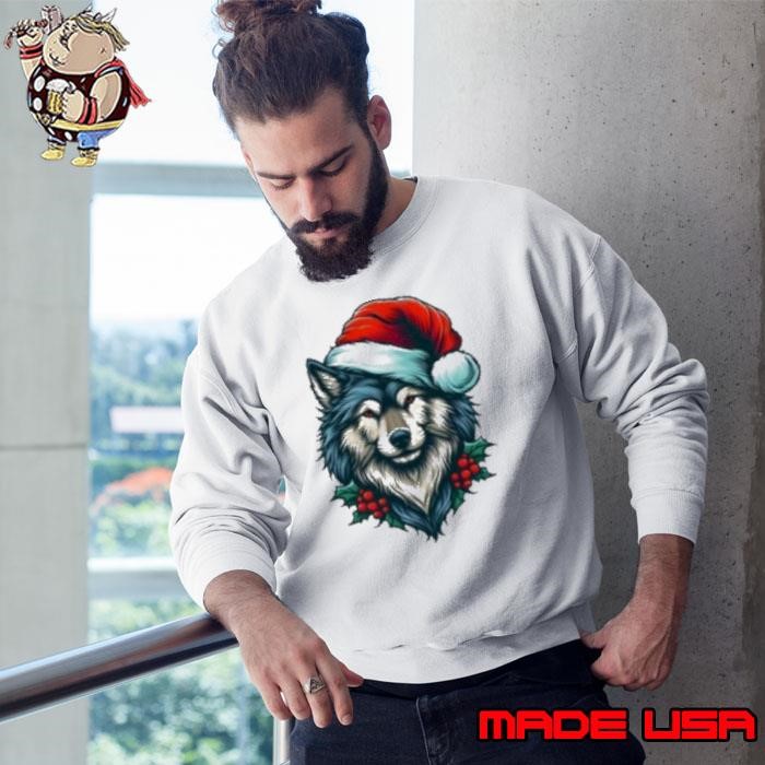 Christmas In July Wolf Sweatshirt