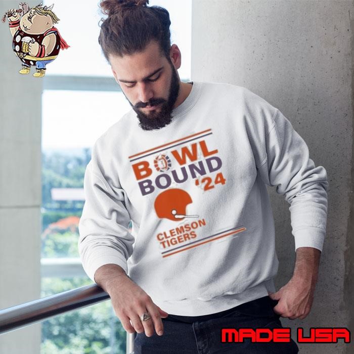 Clemson Tigers 2024 Bowl Bound Helmet Sweatshirt