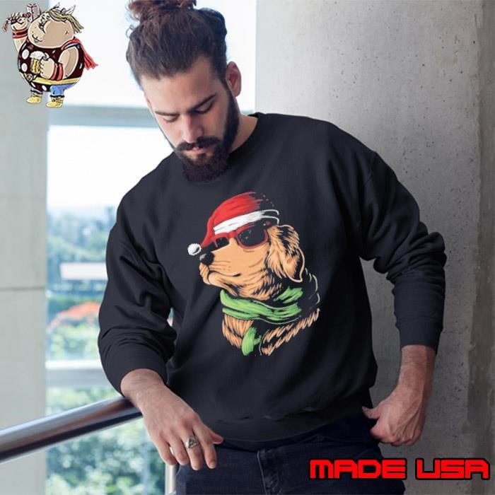 Cute Christmas Golden Retriever Sweatshirt