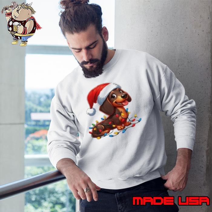 Dachshund Dog Christmas Sweatshirt