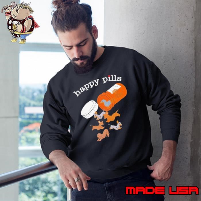 Dachshund Happy Pills Sweatshirt