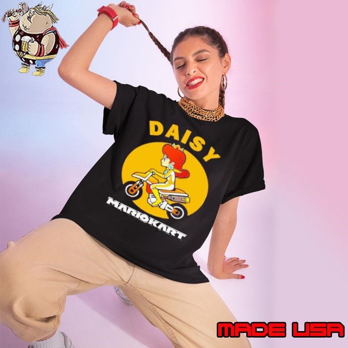 Daisy Mario kart motorcycle Ladies tee
