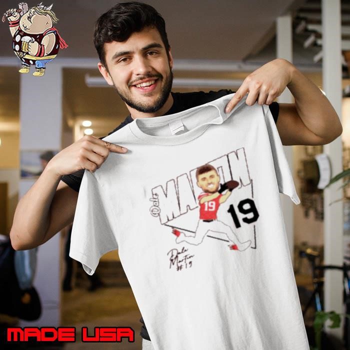 Dale Martin 19 Caricature Louisiana Ragin' Cajuns football Signature Unisex