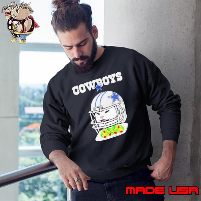Dallas Cowboys Cat meme woman yelling at Cat Sweatshirt