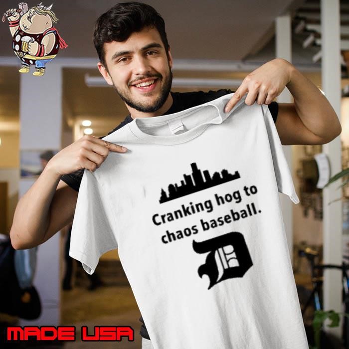Detroit Tigers Cranking Hog To Chaos Baseball Unisex