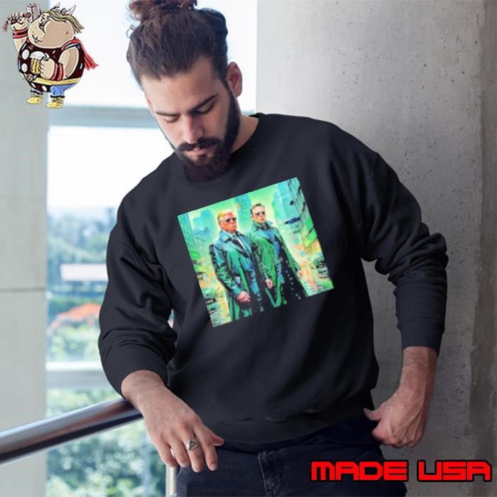 Donald Trump And Elon Musk The Matrix Sweatshirt