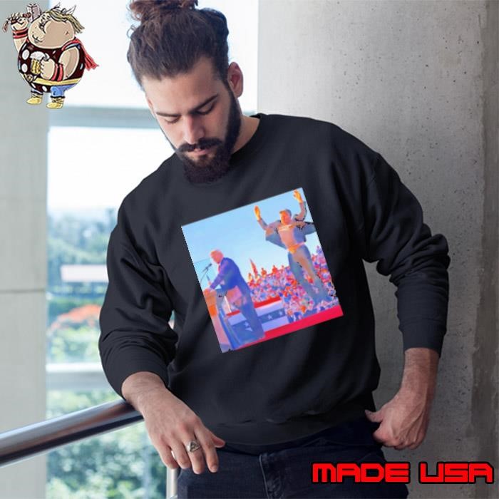 Elon Musk and Trump rally T Sweatshirt