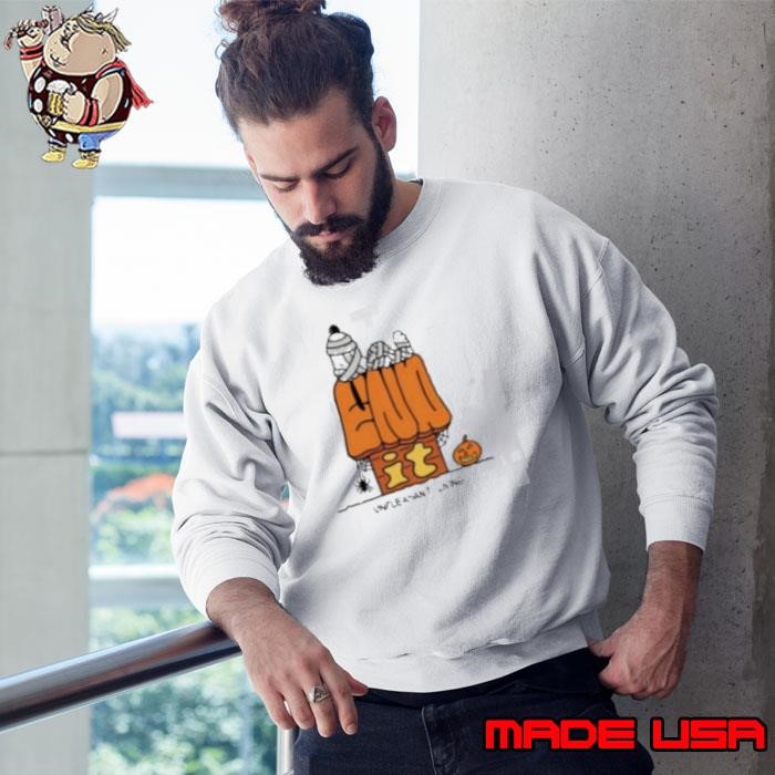 End It Unpleasant Living Halloween Snoopy Sweatshirt