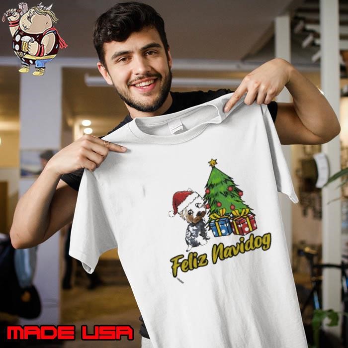Feliz Navidog Yorkshire Christmas Gift Unisex