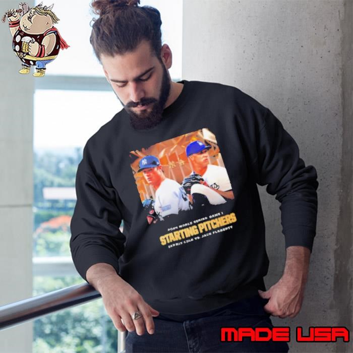 Gerrit Cole vs Jack Flaherty Starting Pitchers 2024 World Series Sweatshirt