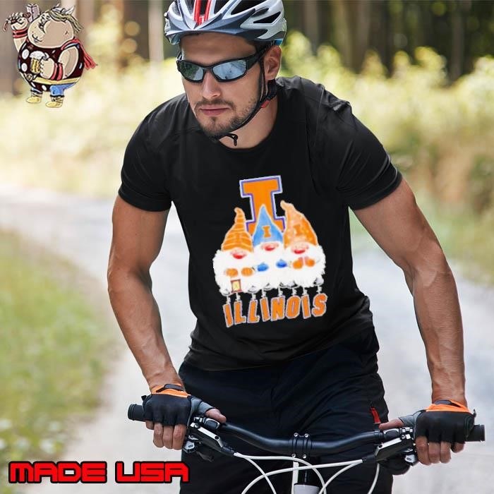 Gnomies Illinois Fighting Illini football Christmas Unisex