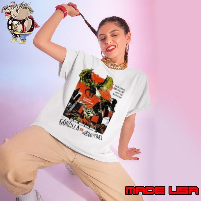 Godzilla vs Demon Bat Ladies tee