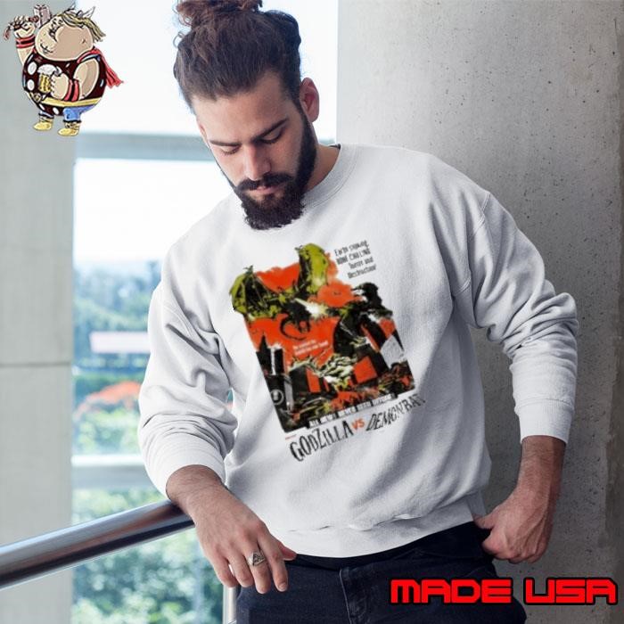 Godzilla vs Demon Bat Sweatshirt