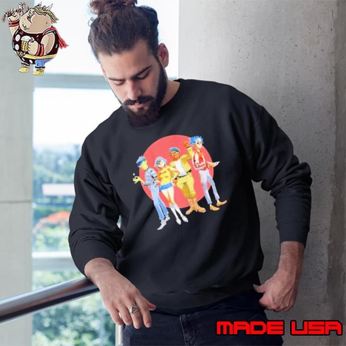 Gorillaz group circle rise Sweatshirt