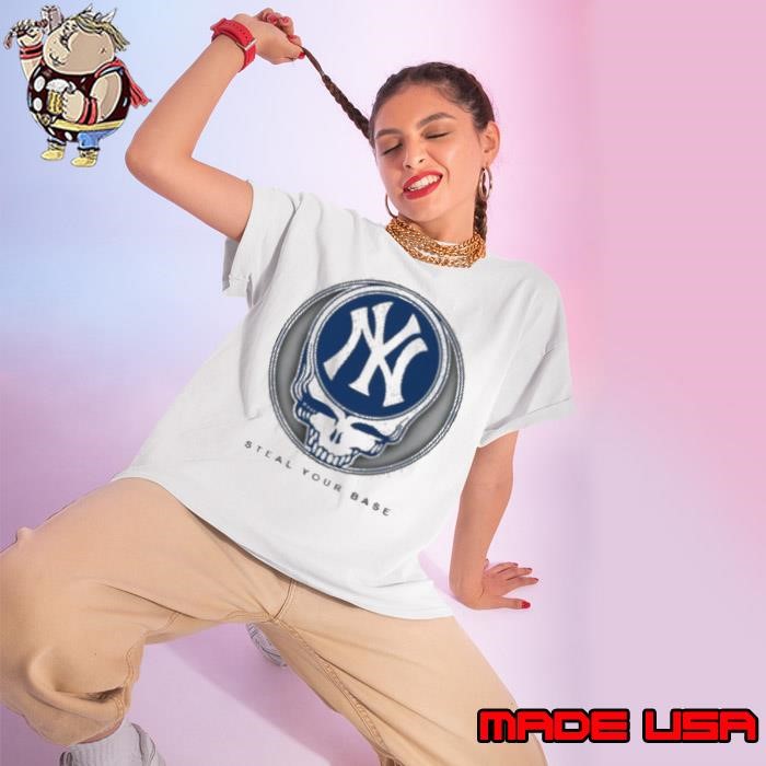 Grateful Dead New York Yankees Steal Your Base 2024 Ladies tee