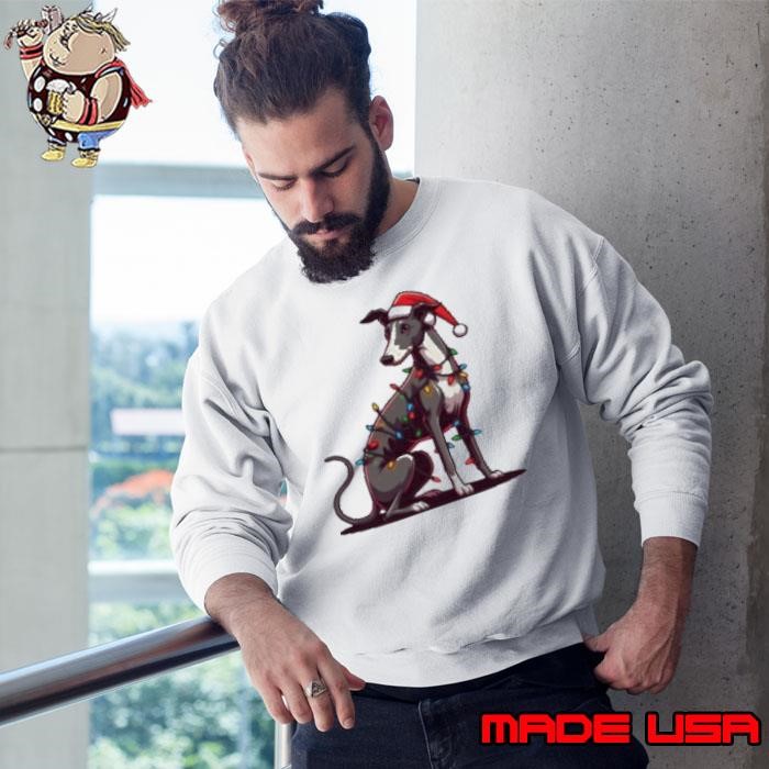 Greyhound Dog Christmas Sweatshirt