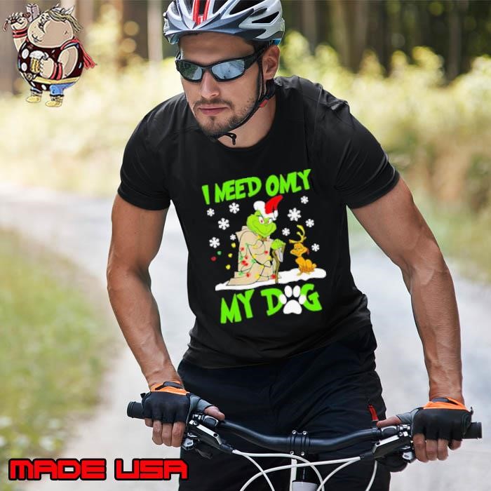 Grinch Yoda I Need Only My Dog Christmas Unisex