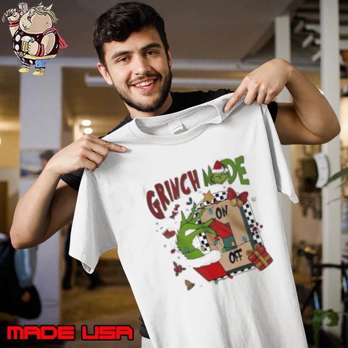 Grinch mode on off Christmas 2024 Unisex