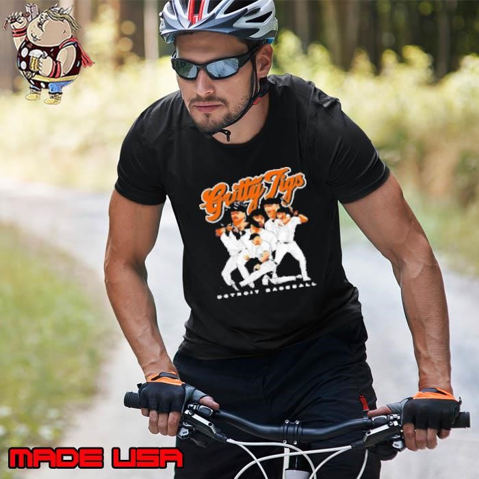Gritty Tigs Detroit Baseball Cartoon Design Unisex
