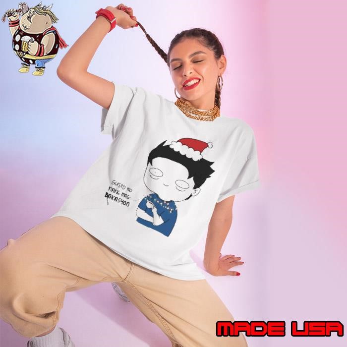 Gusto ko nang mang bakasyon merry christmas Ladies tee