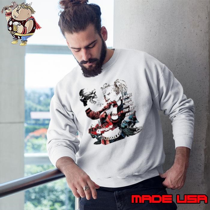 Harley Quinn A Bowl A Day Keeps The Bat Away Sweatshirt